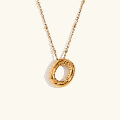 Balloon Initial Pendant Necklace - RIYOVA Jewelry