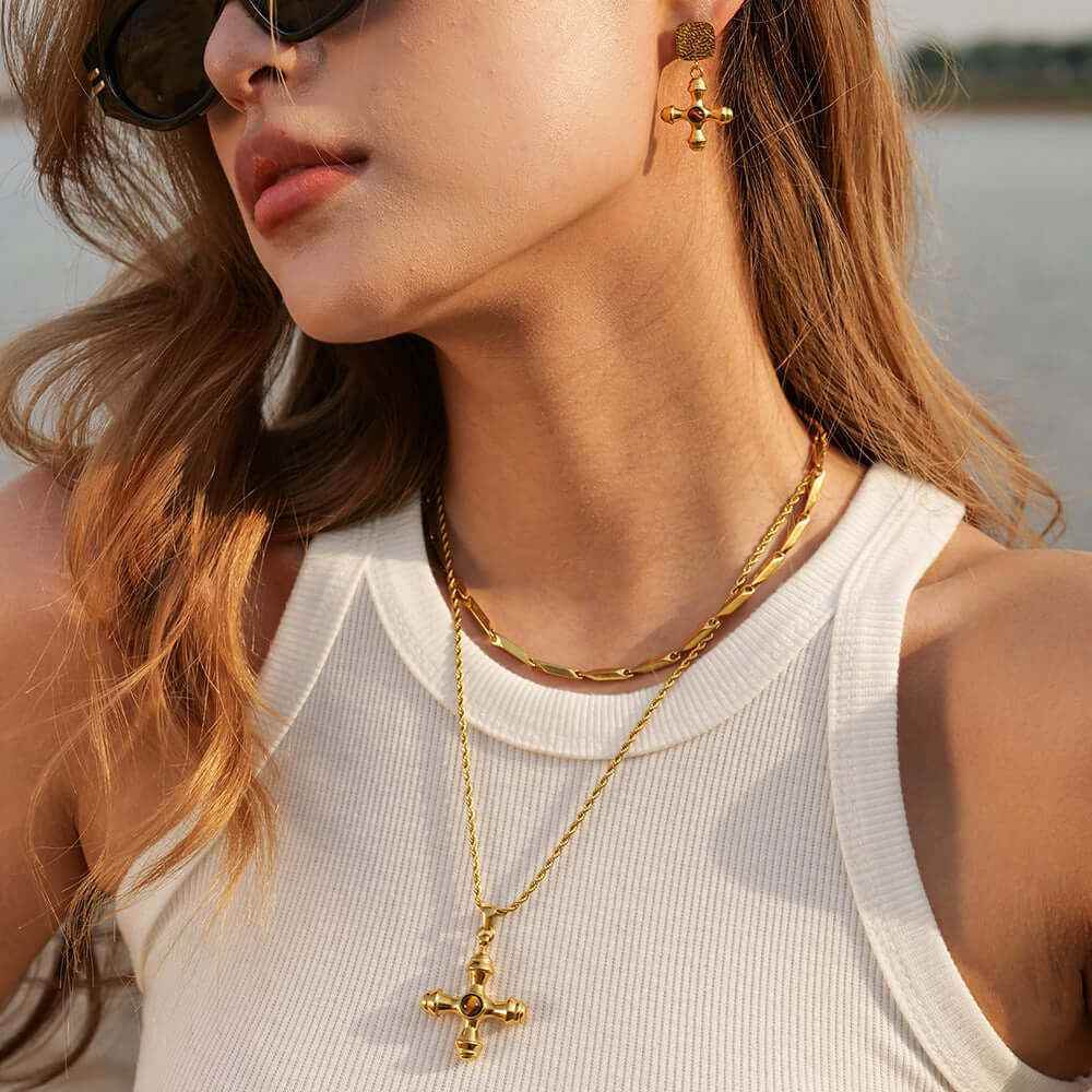 Milly Natural Stone Necklace - RIYOVA Jewelry