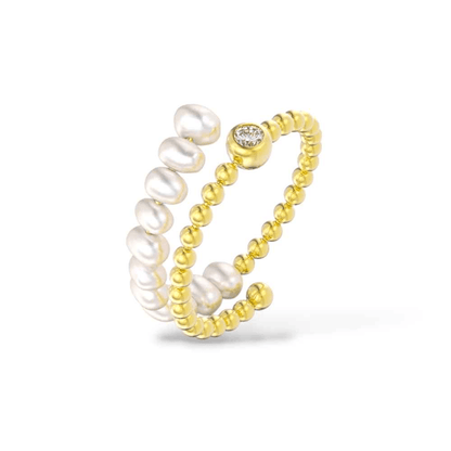 Gemara Pearl Ring - RIYOVA Jewelry