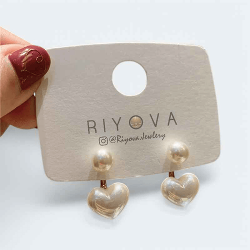 Dainty Love Studs - RIYOVA Jewelry