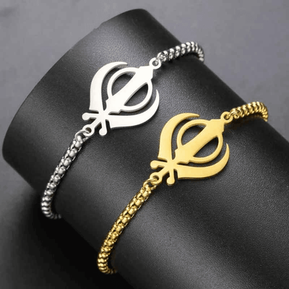 Khalsa Pride Khanda Bracelet - RIYOVA Jewelry