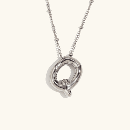 Balloon Initial Pendant Necklace - RIYOVA Jewelry