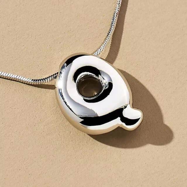Yumi Bubble Initial Necklace - RIYOVA Jewelry