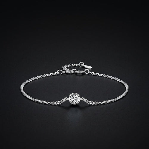 RIYOVA® Moissanite Bezel Bracelet RIYOVA