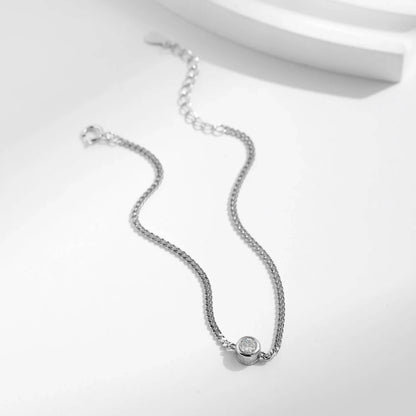 RIYOVA® Moissanite Bezel Bracelet RIYOVA