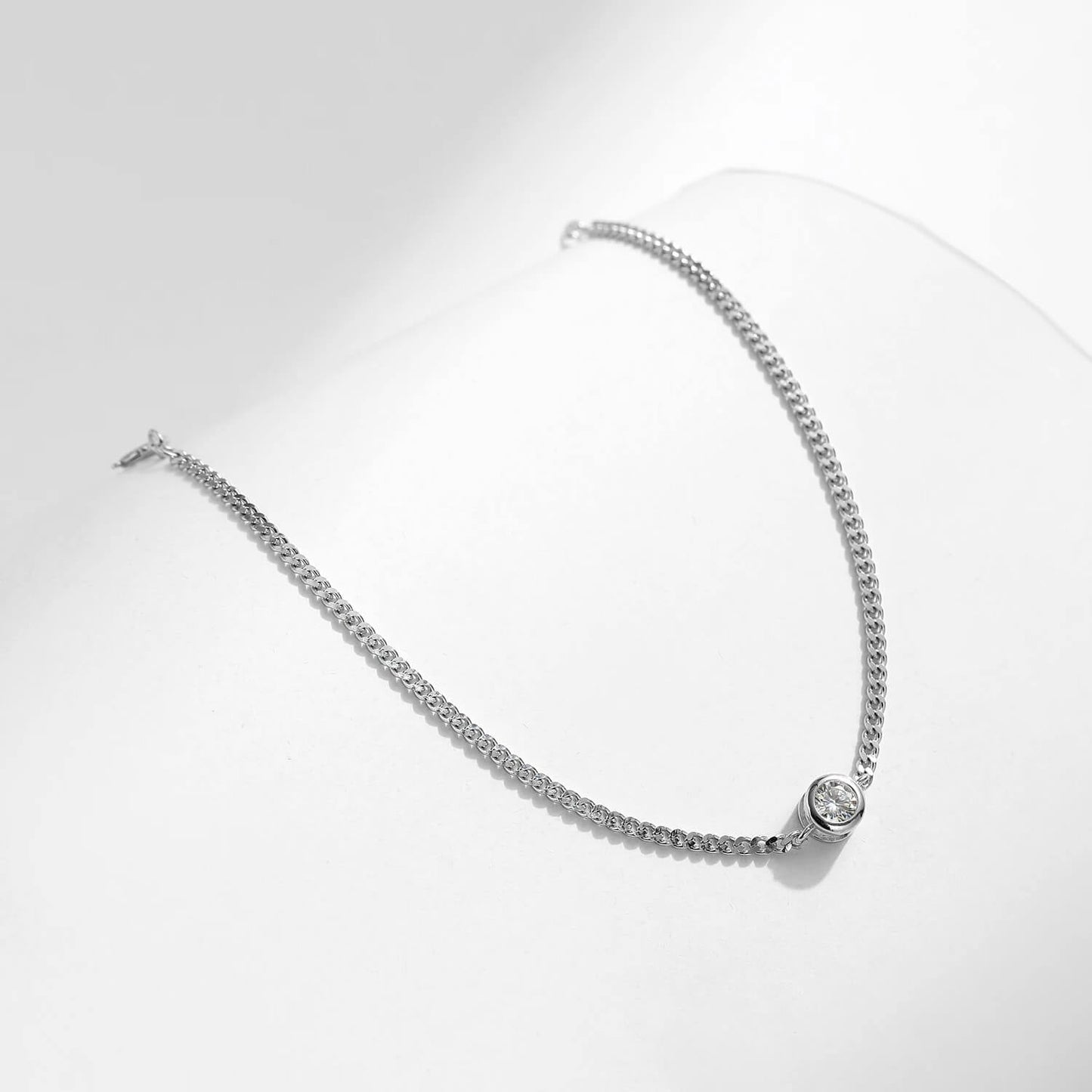 RIYOVA® Moissanite Bezel Bracelet RIYOVA
