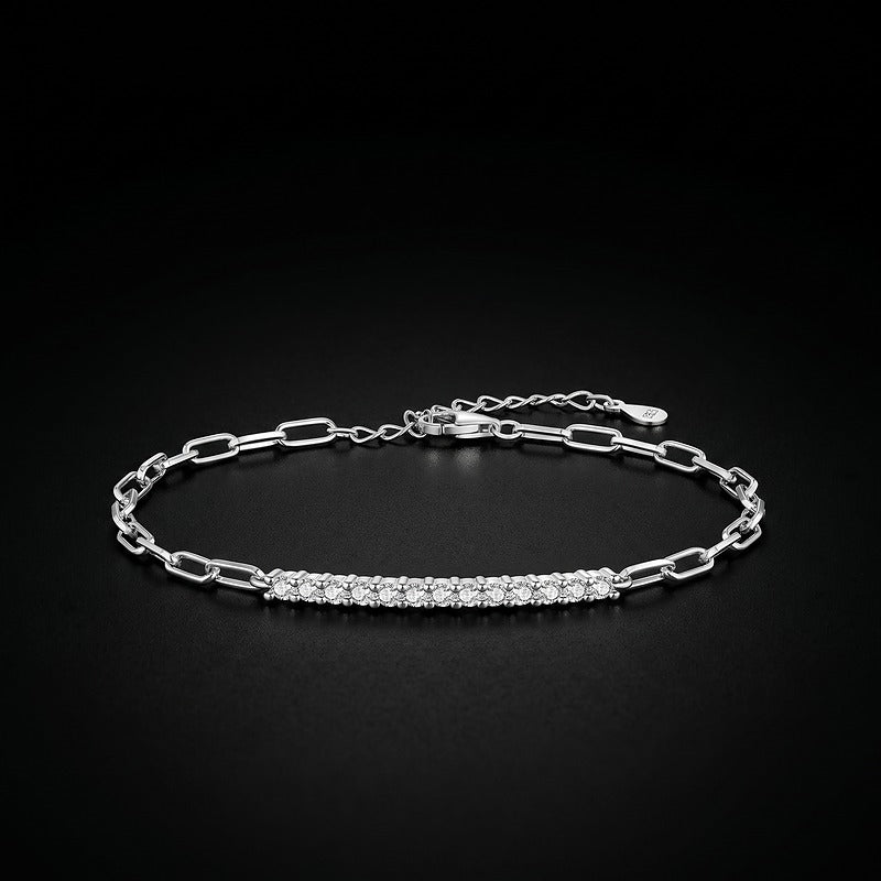 RIYOVA® Moissanite Chain Bracelet RIYOVA