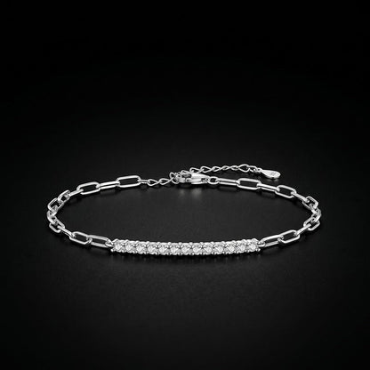 RIYOVA® Moissanite Chain Bracelet RIYOVA