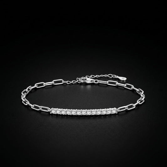 RIYOVA® Moissanite Chain Bracelet RIYOVA