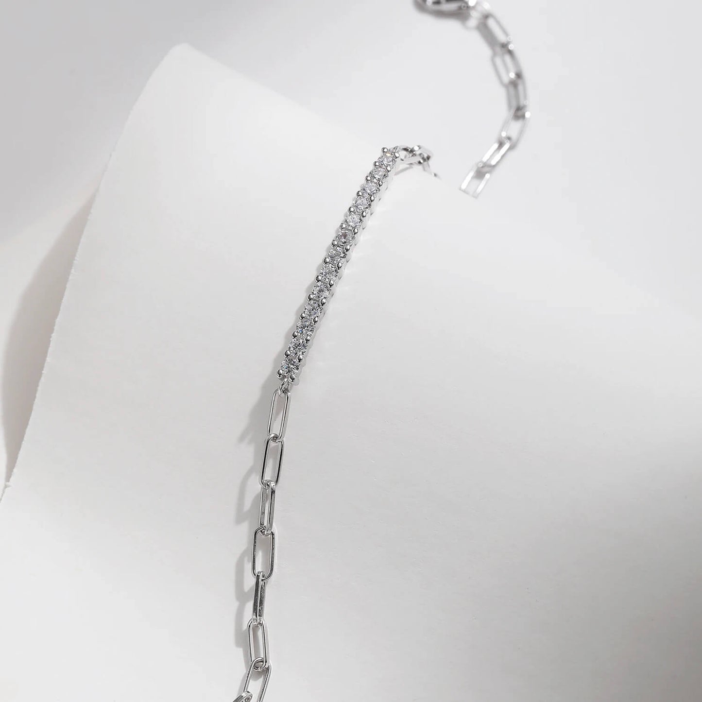 RIYOVA® Moissanite Chain Bracelet RIYOVA