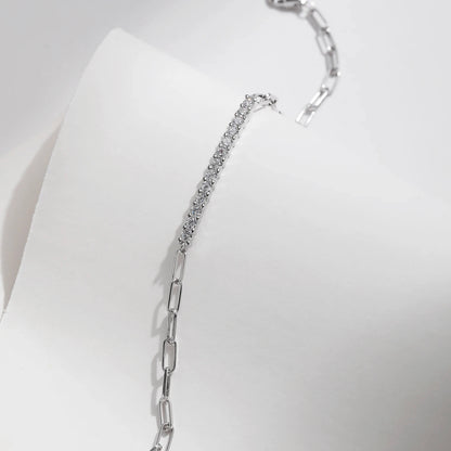 RIYOVA® Moissanite Chain Bracelet RIYOVA