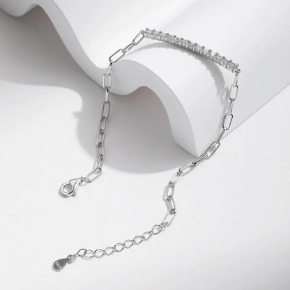 RIYOVA® Moissanite Chain Bracelet RIYOVA