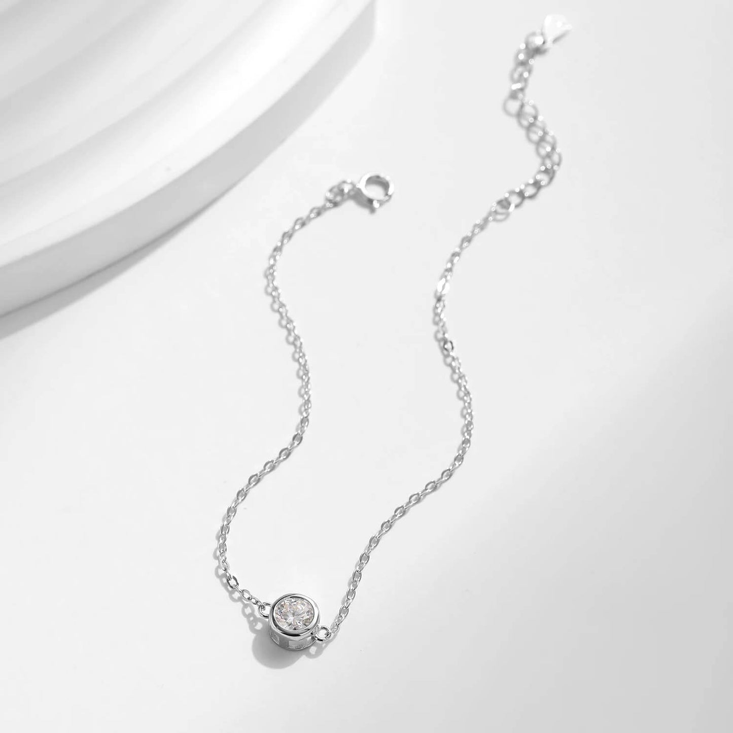RIYOVA® Moissanite Classic Chain Charms Bracelet RIYOVA