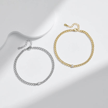 RIYOVA® Moissanite Link Bracelet RIYOVA