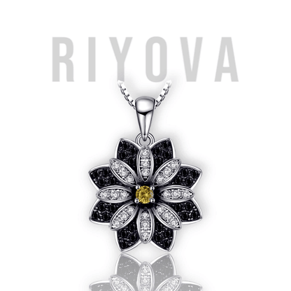 Smoky Blossom Pendant - RIYOVA Jewelry