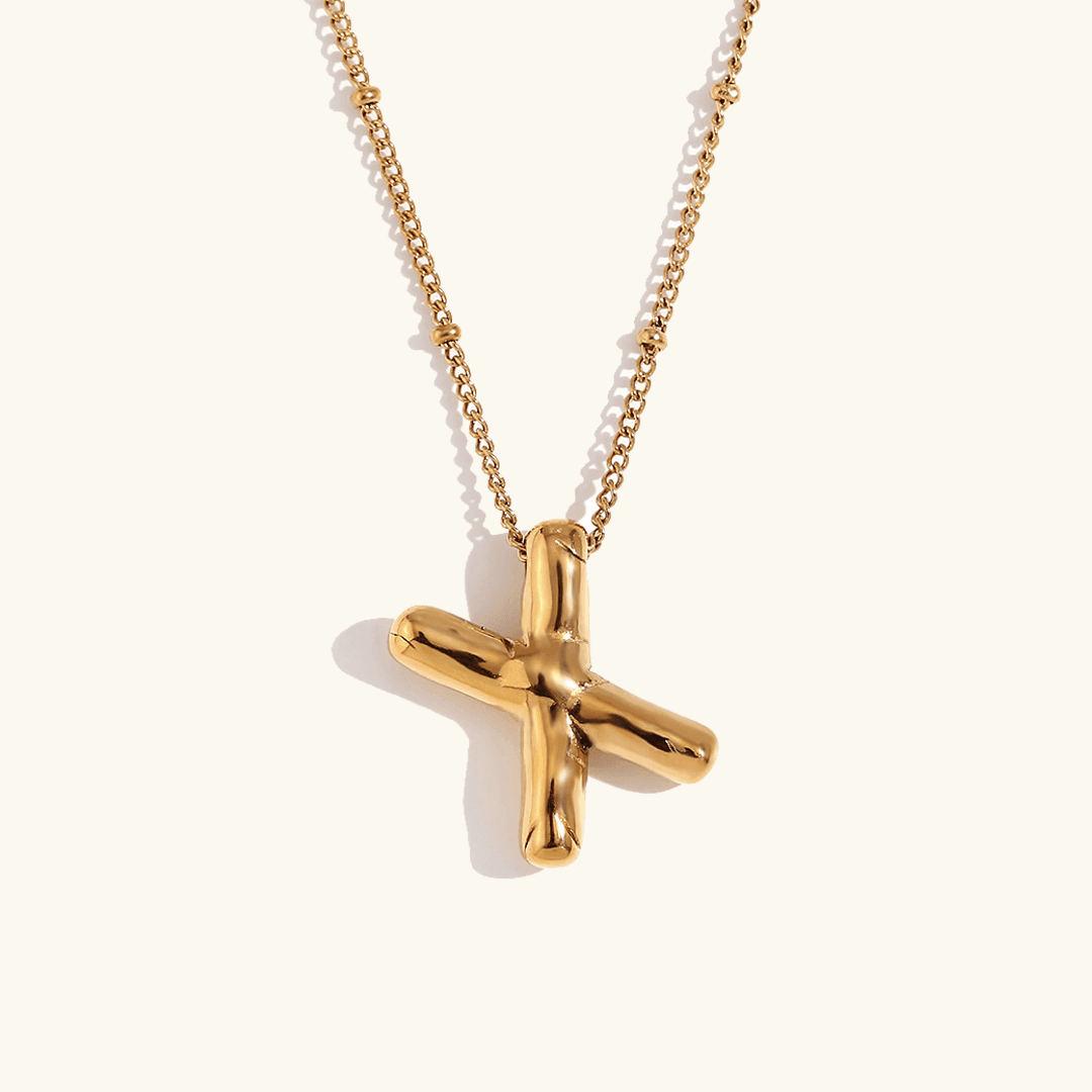 Balloon Initial Pendant Necklace - RIYOVA Jewelry