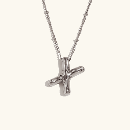 Balloon Initial Pendant Necklace - RIYOVA Jewelry