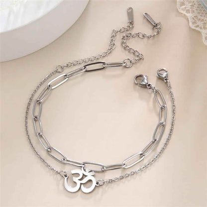 Pure Aura Om Bracelet - RIYOVA Jewelry