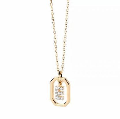 Roman Initial Pendant Necklace - RIYOVA Jewelry