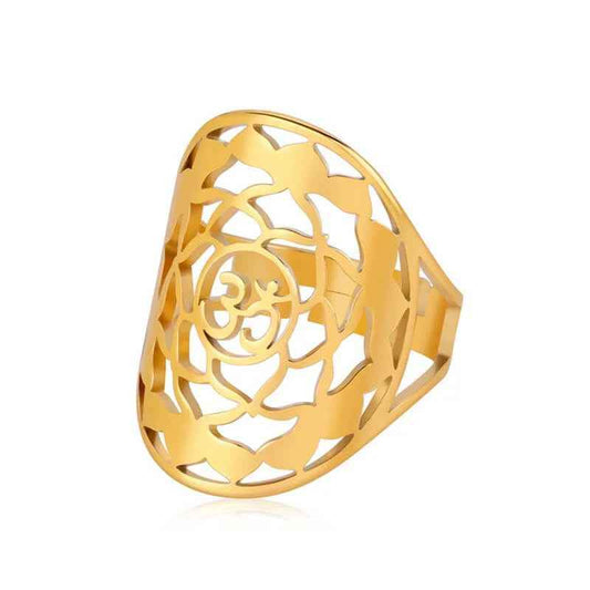 Infinity Om Ring - RIYOVA Jewelry