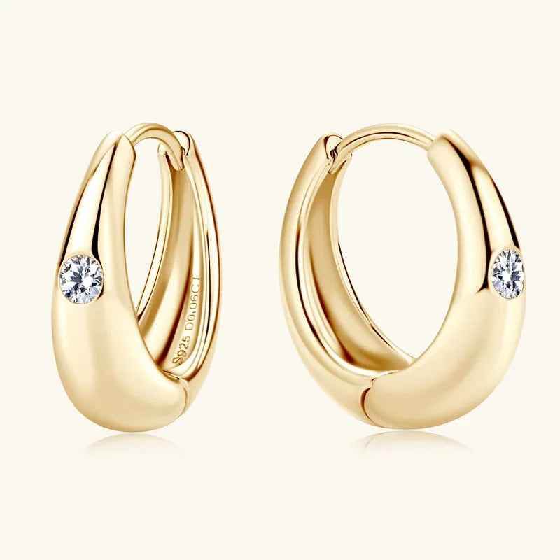 Elora Hoops Earrings - RIYOVA Jewelry