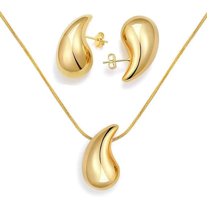 Crystal Drop Jewelry Set - RIYOVA Jewelry