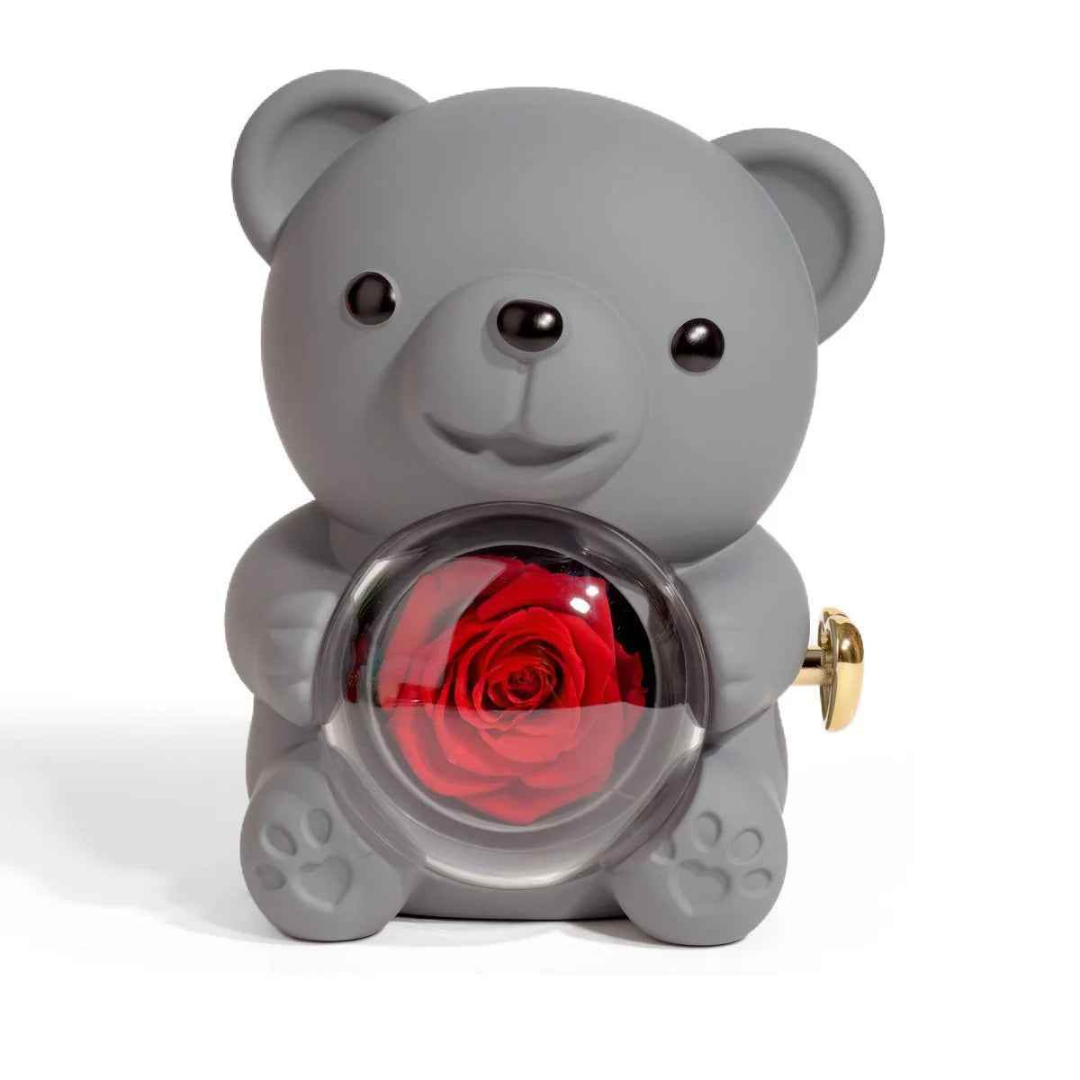 RIYOVA Eternal Rose Teddy Bear Gift Box - RIYOVA Jewelry