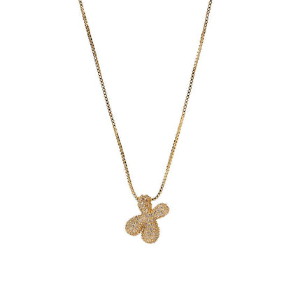 Sia Sparkling Initial Necklace - RIYOVA Jewelry
