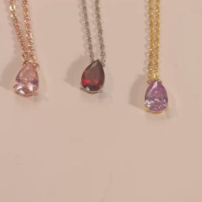Custom Alexandrite Birthstone Name Necklace