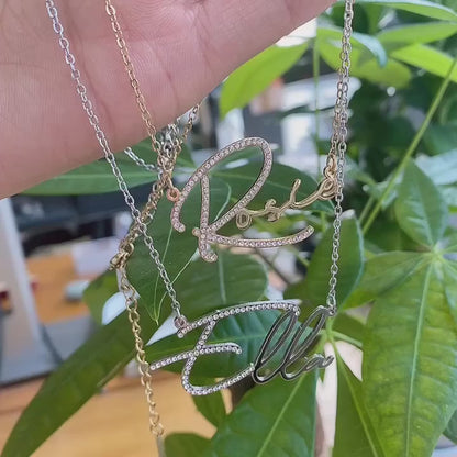 Dainty Signature Name Necklace