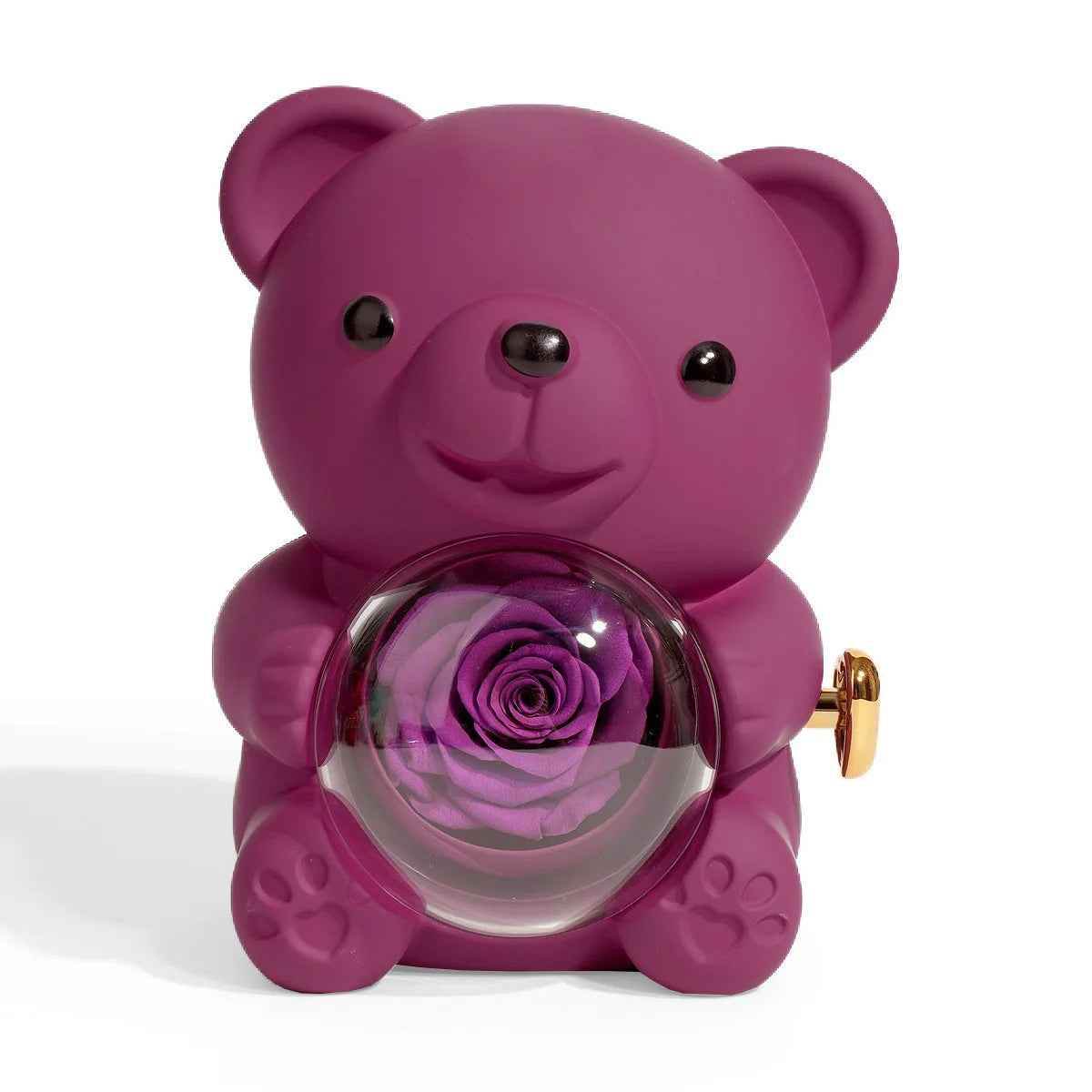 RIYOVA Eternal Rose Teddy Bear Gift Box - RIYOVA Jewelry