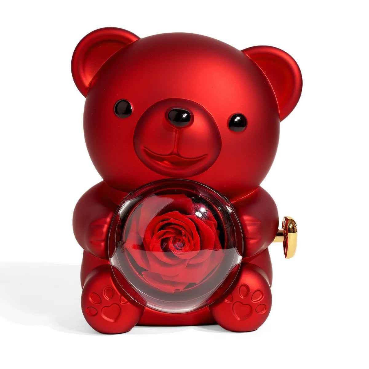 RIYOVA Eternal Rose Teddy Bear Gift Box - RIYOVA Jewelry