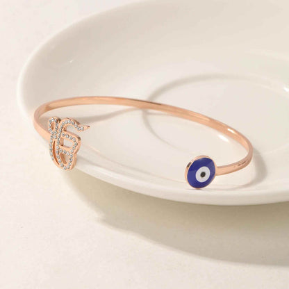 Ek Onkar Evil Eye Cuff Bracelet - RIYOVA Jewelry