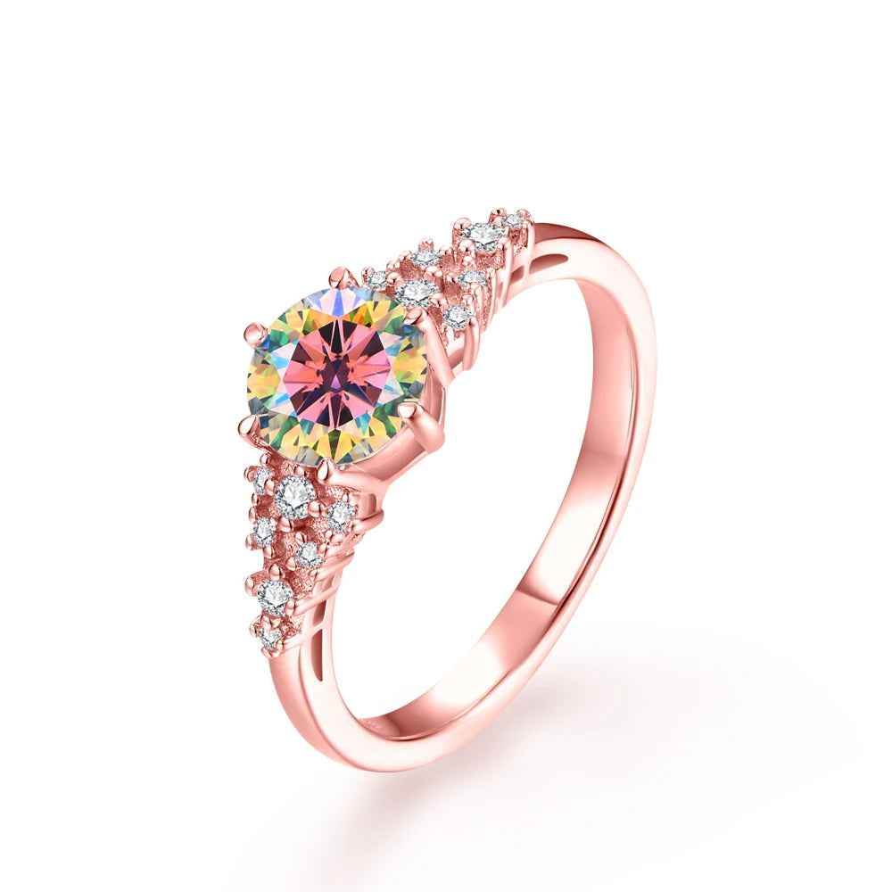 Stella Sparkling Moissanite Ring - RIYOVA Jewelry