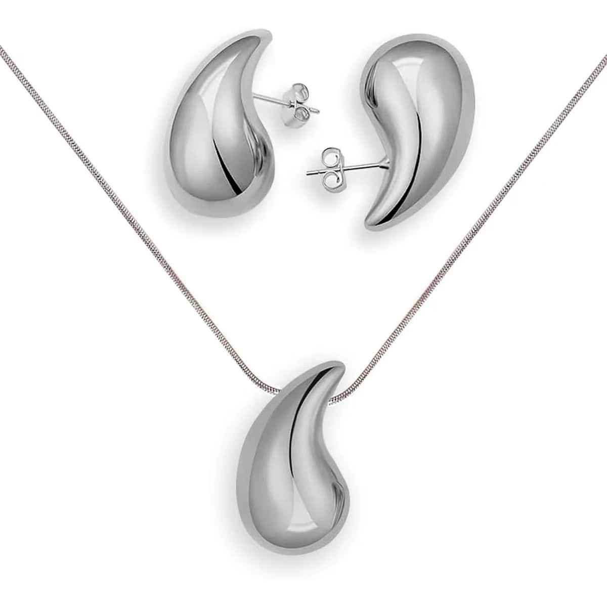 Crystal Drop Jewelry Set - RIYOVA Jewelry