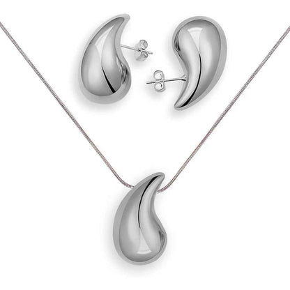 Crystal Drop Jewelry Set - RIYOVA Jewelry