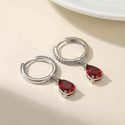 RIYOVA Birthstone Drop Earrings - RIYOVA Jewelry