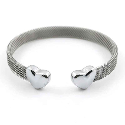 Open Heart Bracelet - RIYOVA Jewelry