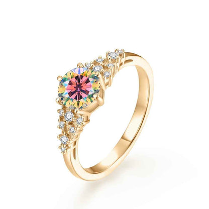 Stella Sparkling Moissanite Ring - RIYOVA Jewelry
